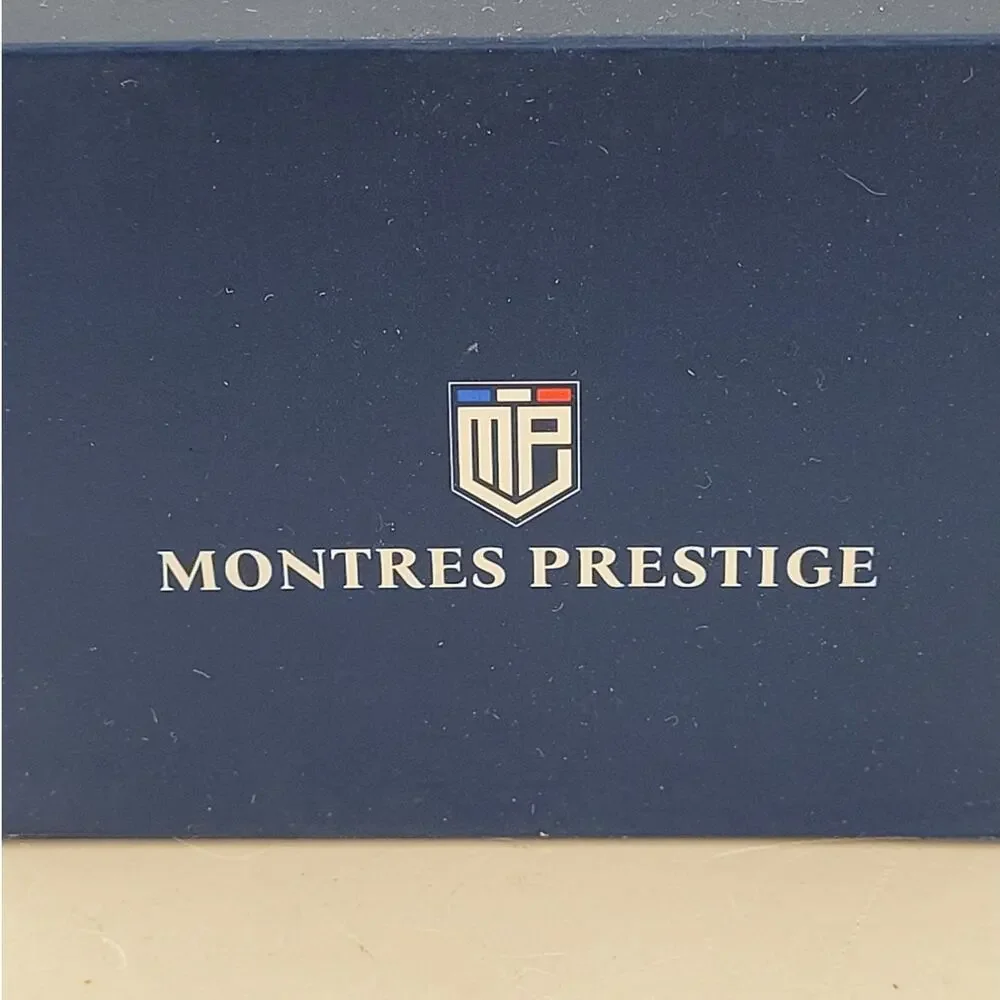 Montres Prestige Gold Tone Watch Black Multi‎ Dial Face Classic Style